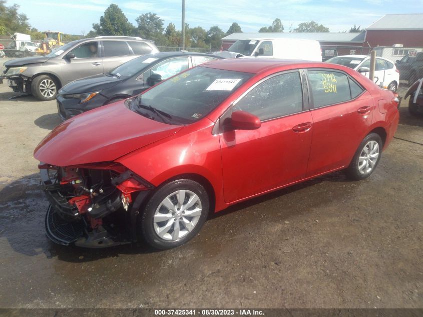 2014 TOYOTA COROLLA L/LE/S/S PLUS/LE PLUS - 2T1BURHE2EC134829