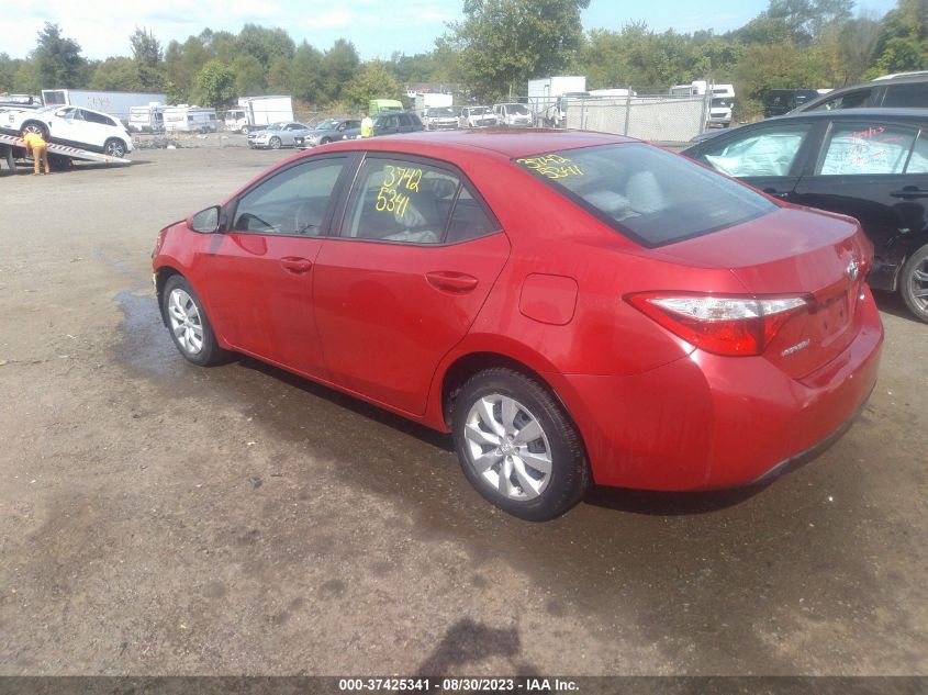 2014 TOYOTA COROLLA L/LE/S/S PLUS/LE PLUS - 2T1BURHE2EC134829