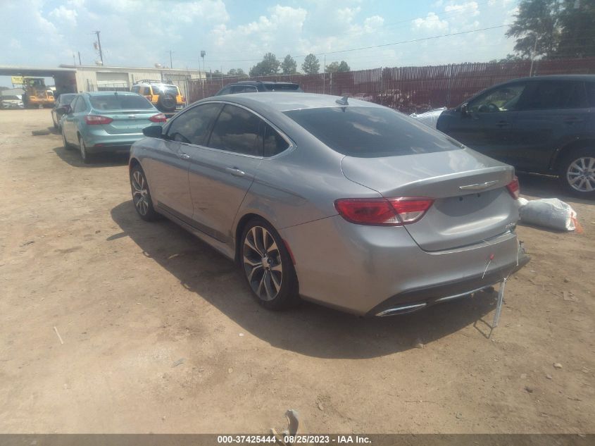 2015 CHRYSLER 200 C - 1C3CCCCG3FN501379