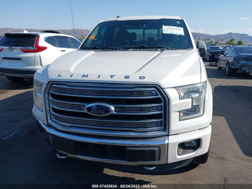 2016 FORD F-150 LIMITED - 1FTEW1EG2GFB53471
