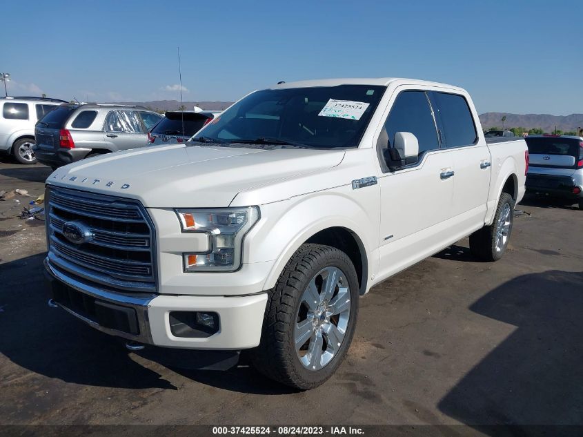 2016 FORD F-150 LIMITED - 1FTEW1EG2GFB53471
