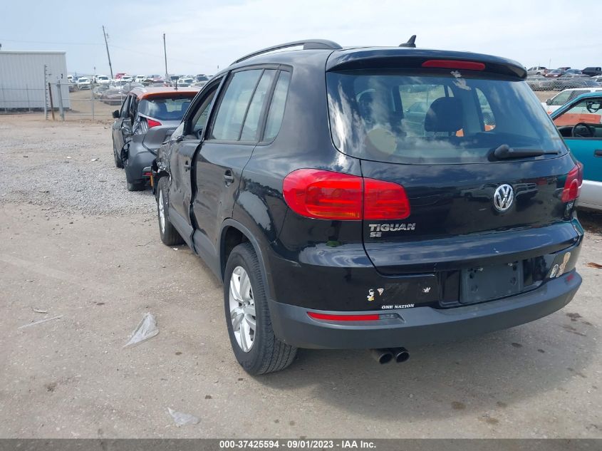 2017 VOLKSWAGEN TIGUAN - WVGAV7AX3HK014397