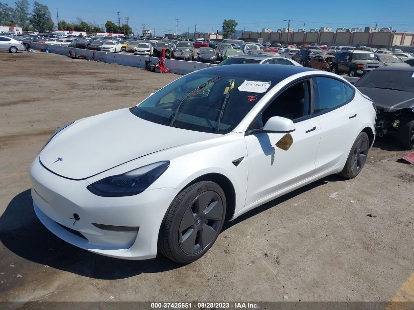 2022 TESLA MODEL 3 - 5YJ3E1EA8NF236958