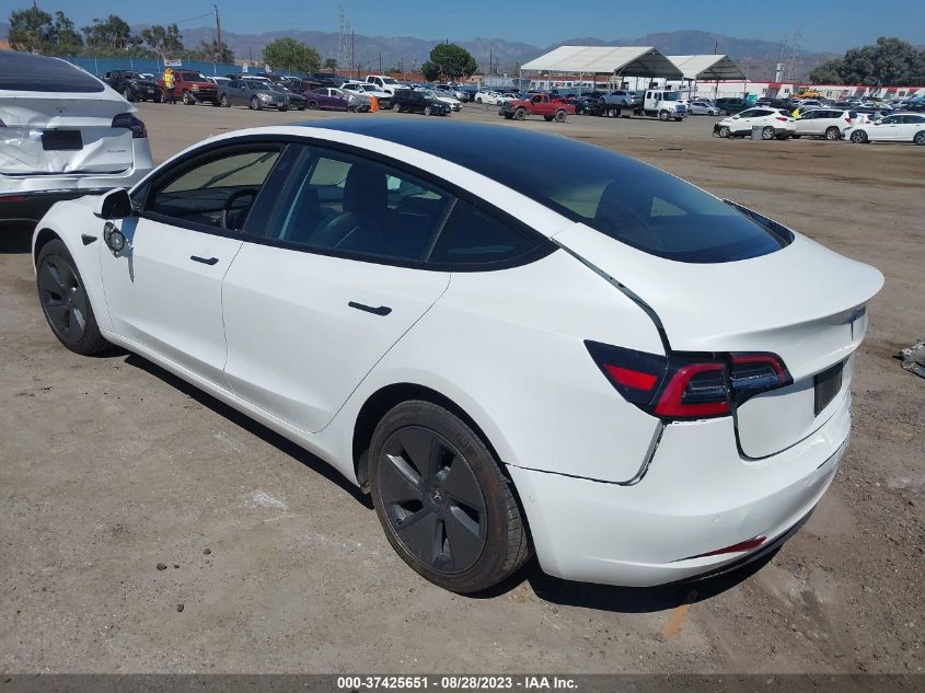 2022 TESLA MODEL 3 - 5YJ3E1EA8NF236958
