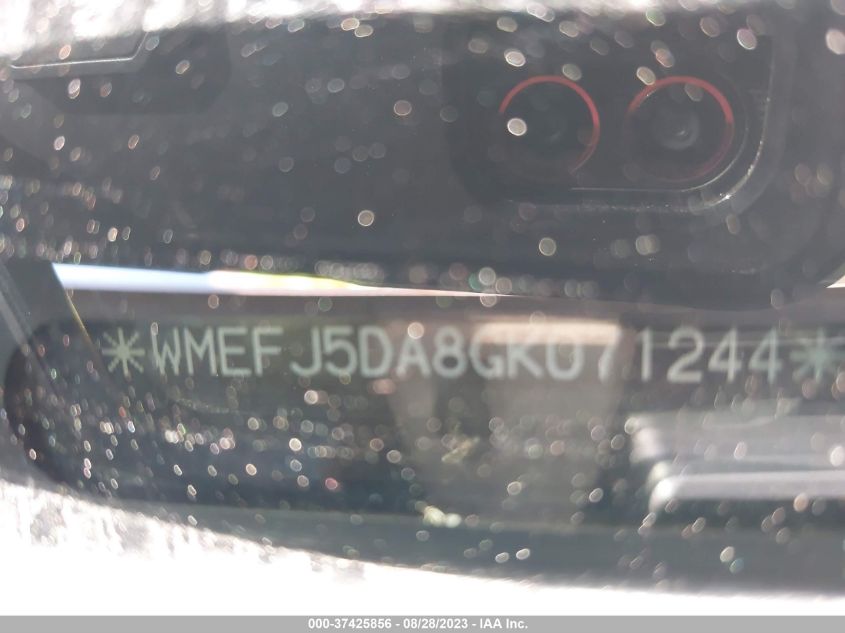 2016 SMART FORTWO WMEFJ5DA8GK071244