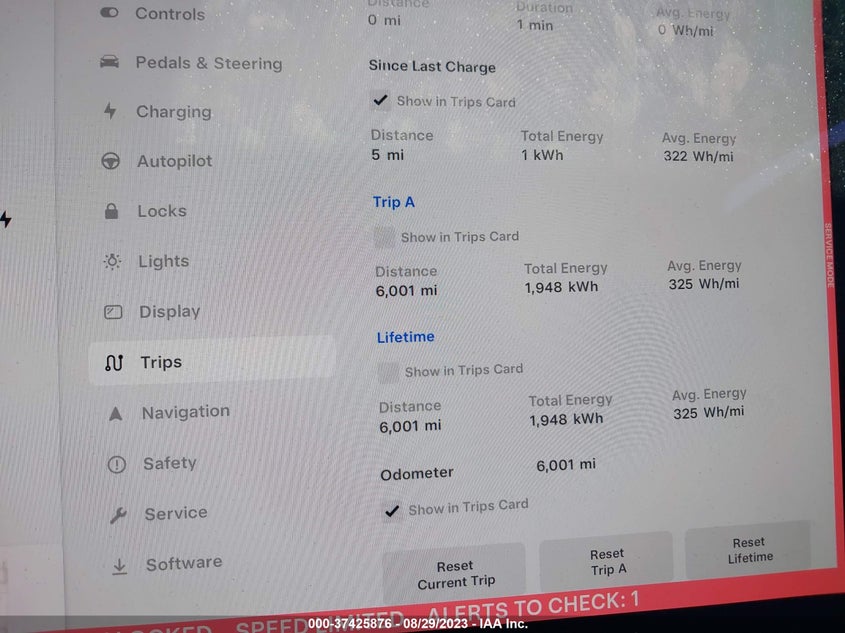 VIN 7SAYGDEF7PF763019 2023 TESLA MODEL Y
