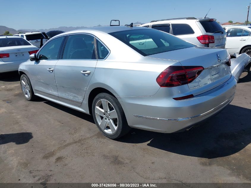 2017 VOLKSWAGEN PASSAT 1.8T SE - 1VWBT7A38HC037998
