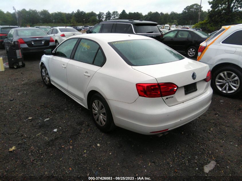 2013 VOLKSWAGEN JETTA SEDAN S - 3VW2K7AJ0DM275256