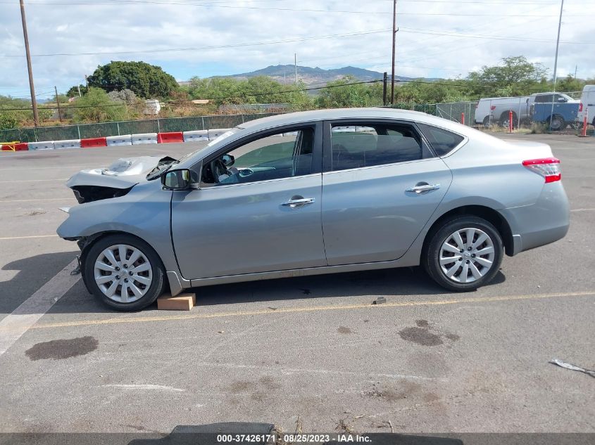 2014 NISSAN SENTRA S - 3N1AB7AP2EL685392