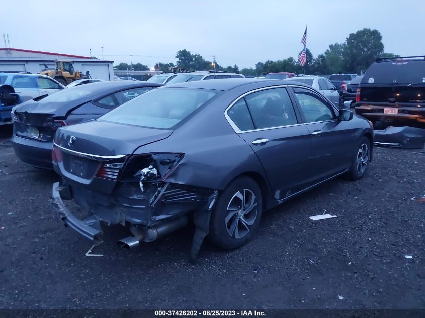 2016 HONDA ACCORD SEDAN LX - 1HGCR2F42GA101829