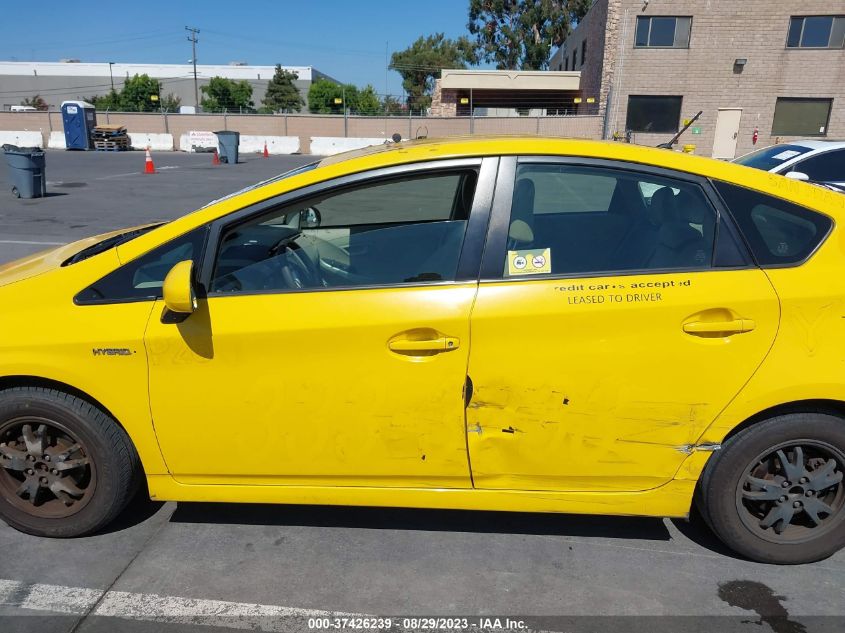 2013 TOYOTA PRIUS ONE/TWO/THREE/FOUR/FIVE - JTDKN3DU1D5639554