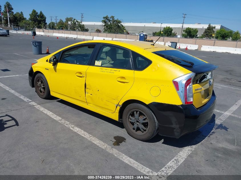 2013 TOYOTA PRIUS ONE/TWO/THREE/FOUR/FIVE - JTDKN3DU1D5639554