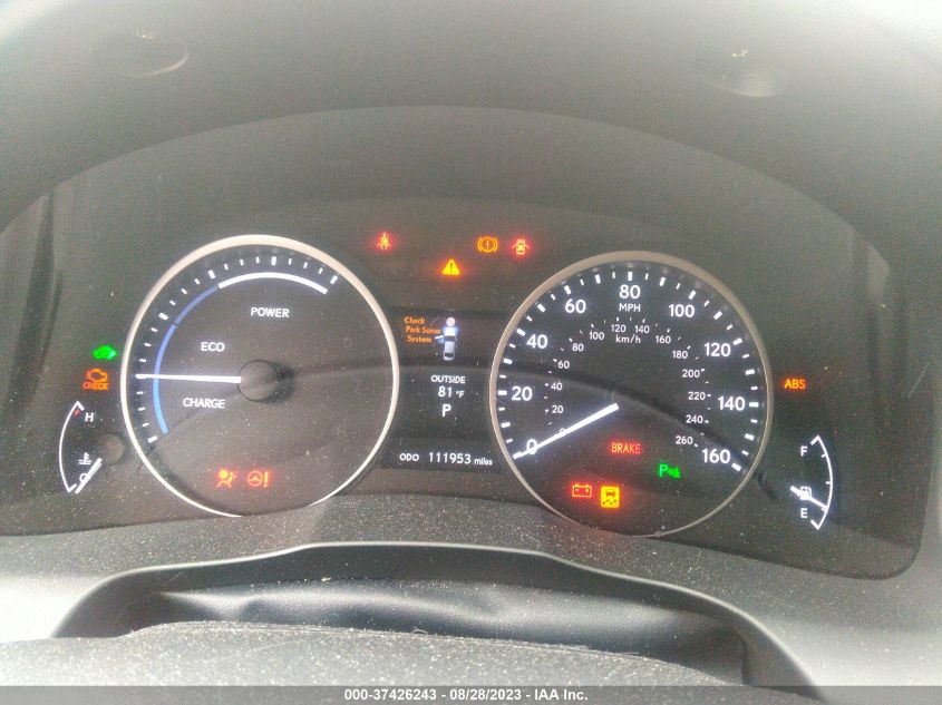 2014 LEXUS ES 300H HYBRID - JTHBW1GG3E2071249