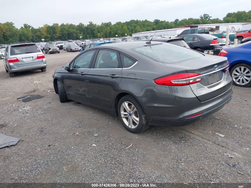 2018 FORD FUSION SE - 3FA6P0H75JR140592