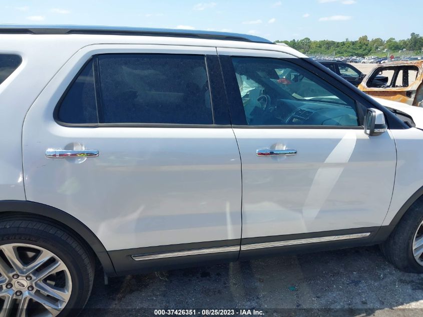 2017 FORD EXPLORER LIMITED - 1FM5K7F86HGD49815