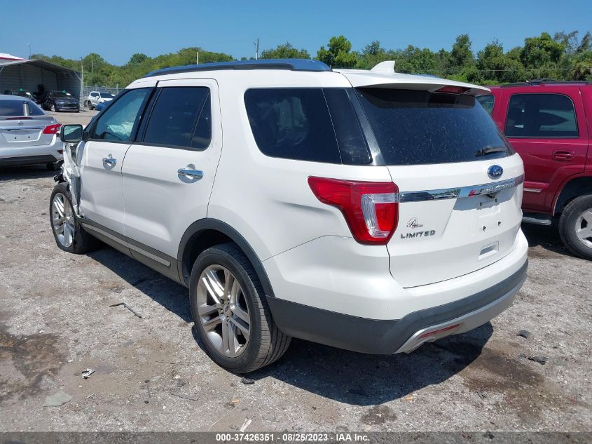 2017 FORD EXPLORER LIMITED - 1FM5K7F86HGD49815