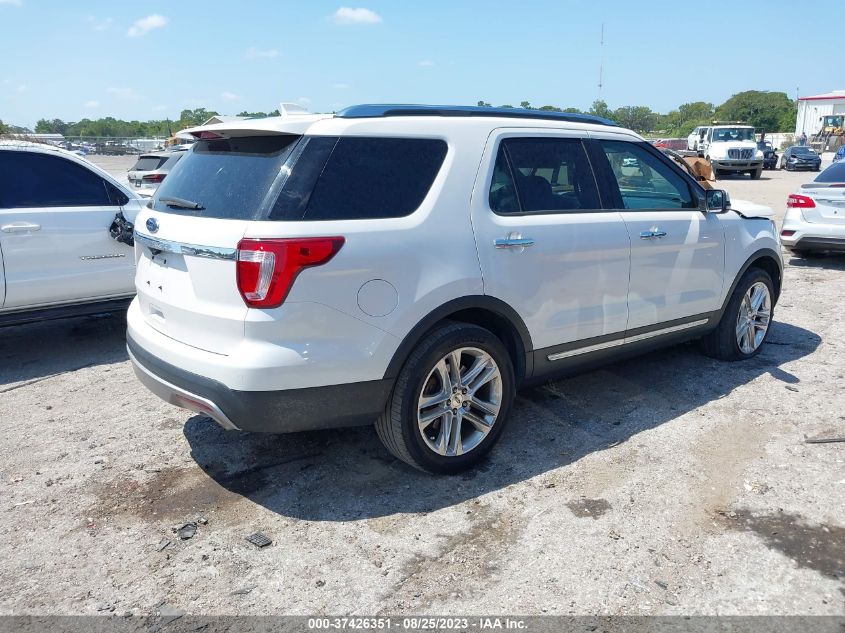 2017 FORD EXPLORER LIMITED - 1FM5K7F86HGD49815