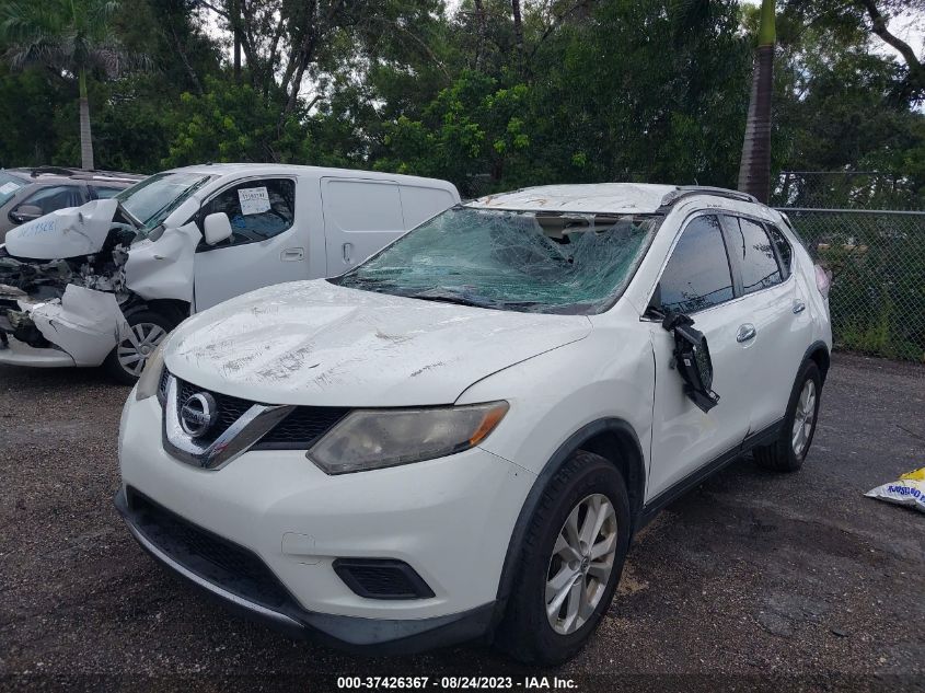 2016 NISSAN ROGUE SV - KNMAT2MT5GP615768