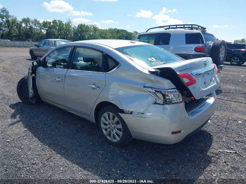 2015 NISSAN SENTRA SR/SL/S/SV/FE+ S - 3N1AB7AP3FL633366