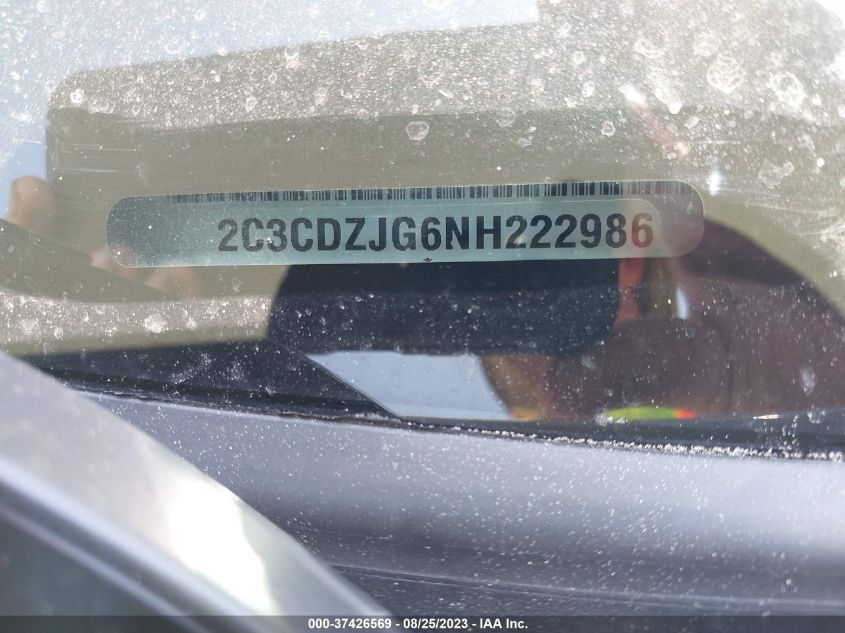 2022 DODGE CHALLENGER GT - 2C3CDZJG6NH222986