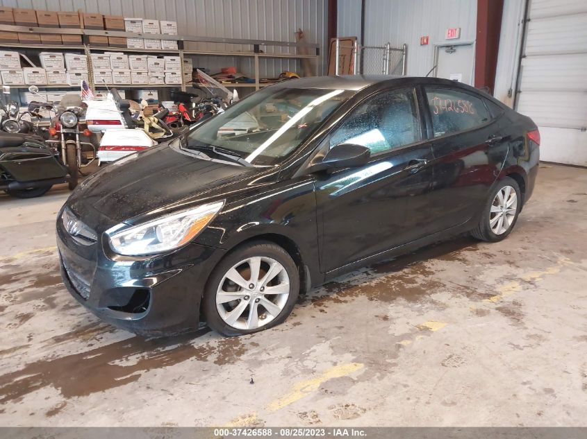 2014 HYUNDAI ACCENT GLS/SE - KMHCU4AEXEU591825