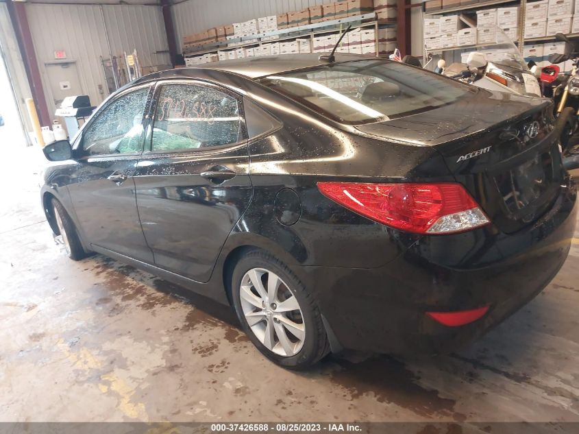 2014 HYUNDAI ACCENT GLS/SE - KMHCU4AEXEU591825