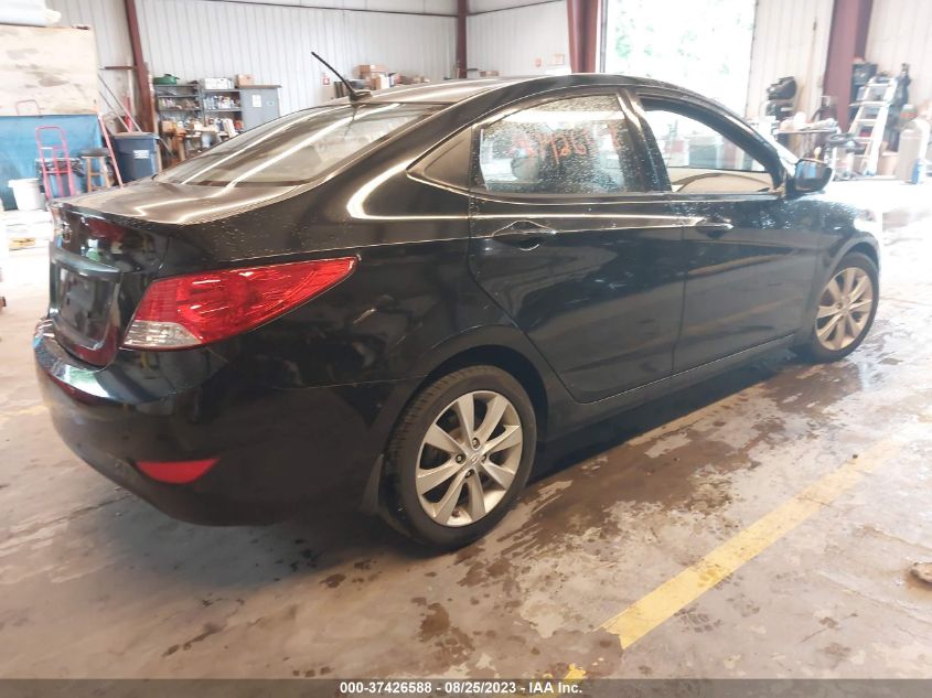 2014 HYUNDAI ACCENT GLS/SE - KMHCU4AEXEU591825