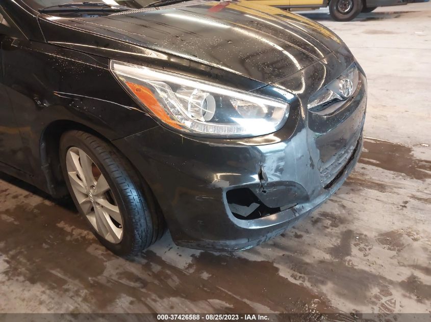 2014 HYUNDAI ACCENT GLS/SE - KMHCU4AEXEU591825
