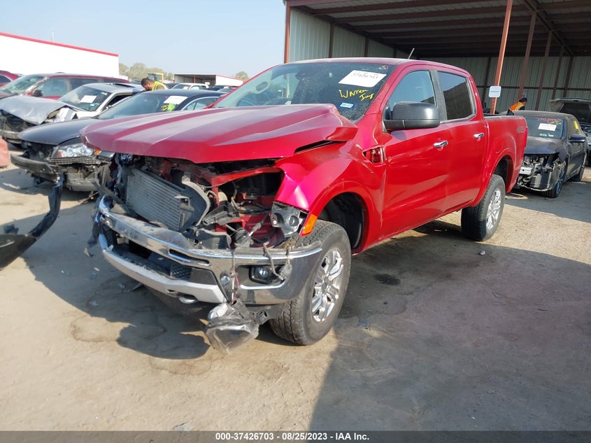 VIN 1FTER4FH2LLA45184 2020 FORD RANGER XL/XLT/LARIAT