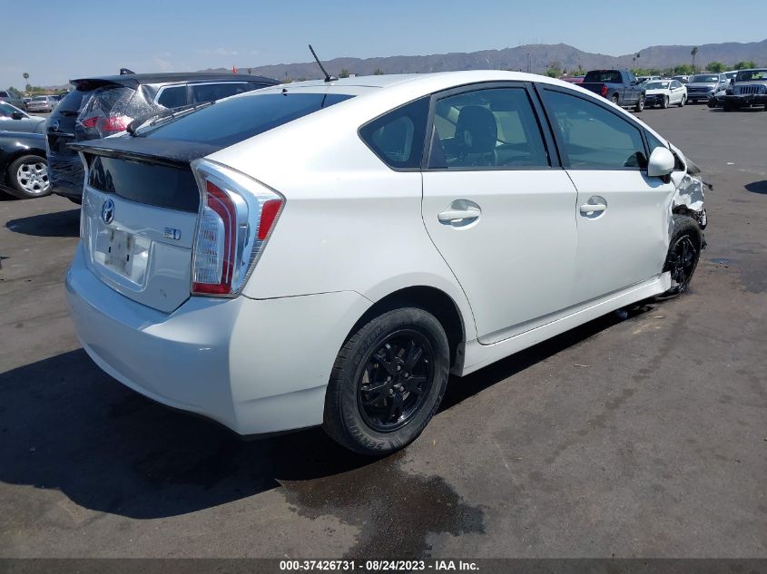 2014 TOYOTA PRIUS FOUR/FIVE/THREE/ONE/TWO - JTDKN3DU3E0360914