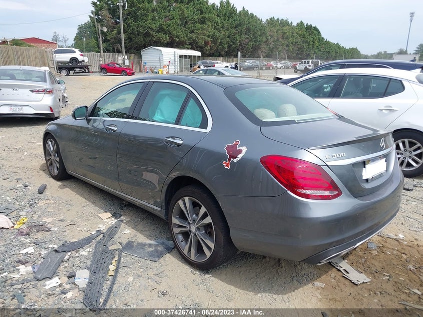 VIN 55SWF4KB3HU200459 2017 MERCEDES-BENZ C-CLASS C 300