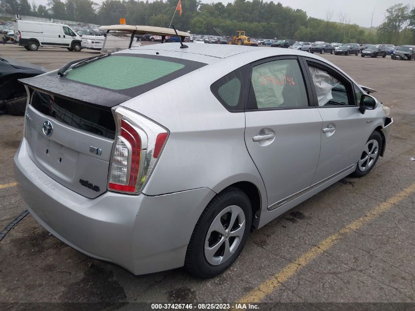 2013 TOYOTA PRIUS ONE/TWO/THREE/FOUR/FIVE - JTDKN3DU4D5630010