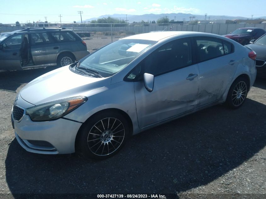 2015 KIA FORTE LX - KNAFK4A6XF5378138