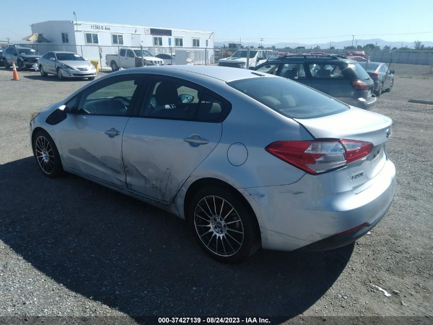 2015 KIA FORTE LX - KNAFK4A6XF5378138