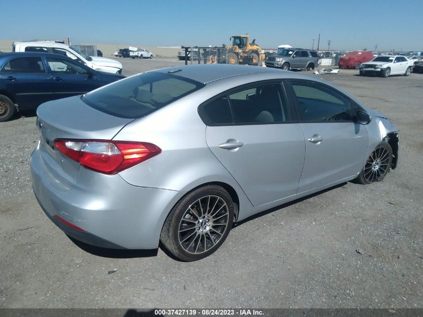 2015 KIA FORTE LX - KNAFK4A6XF5378138