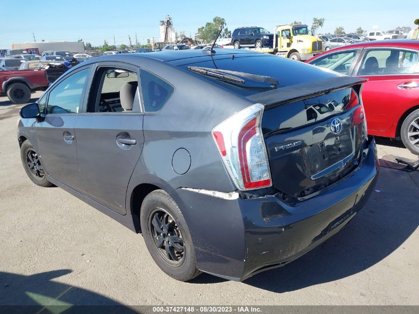 2014 TOYOTA PRIUS FOUR/FIVE/THREE/ONE/TWO - JTDKN3DU5E0372501
