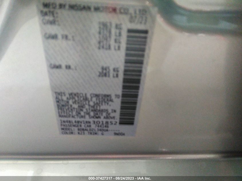 2024 NISSAN ALTIMA - 1N4BL4BV1RN301852