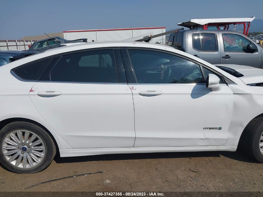 2015 FORD FUSION SE HYBRID - 3FA6P0LU2FR209419