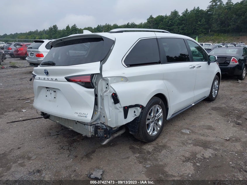 VIN 5TDESKFC3NS056449 2022 TOYOTA SIENNA PLATINUM
