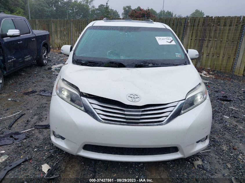 2015 TOYOTA SIENNA XLE/XLE AAS/LTD - 5TDYK3DC3FS669727