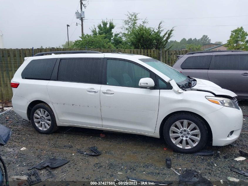 2015 TOYOTA SIENNA XLE/XLE AAS/LTD - 5TDYK3DC3FS669727