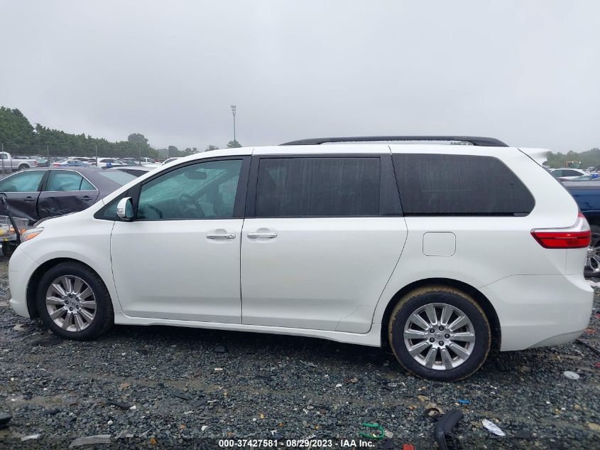 2015 TOYOTA SIENNA XLE/XLE AAS/LTD - 5TDYK3DC3FS669727