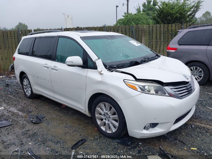 2015 TOYOTA SIENNA XLE/XLE AAS/LTD - 5TDYK3DC3FS669727
