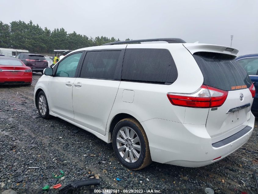 2015 TOYOTA SIENNA XLE/XLE AAS/LTD - 5TDYK3DC3FS669727