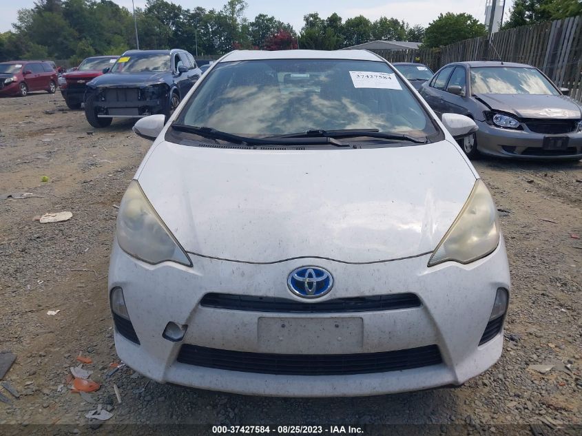 2014 TOYOTA PRIUS C ONE/THREE/TWO/FOUR - JTDKDTB31E1567762