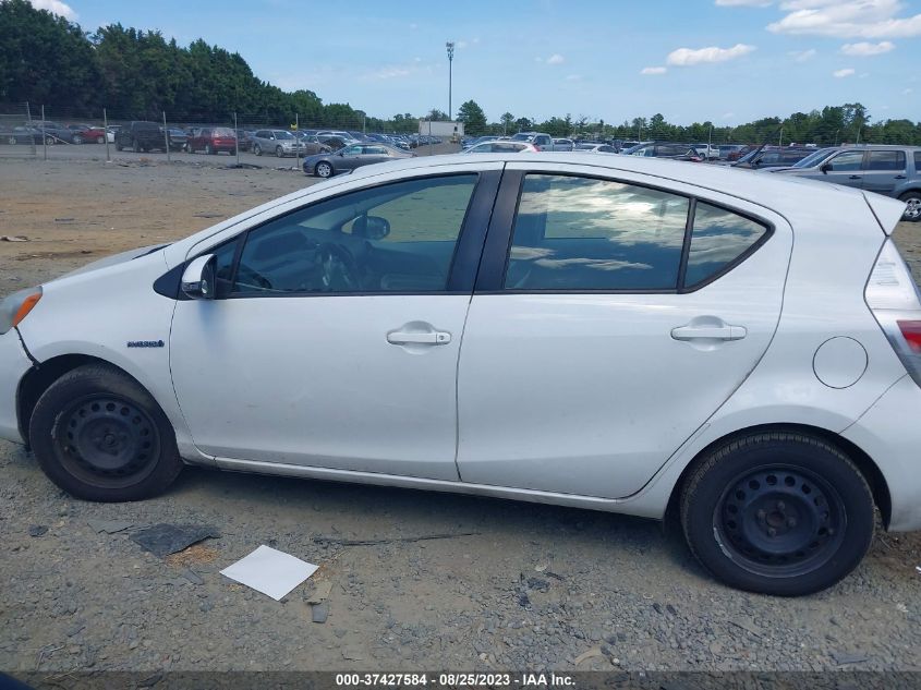 2014 TOYOTA PRIUS C ONE/THREE/TWO/FOUR - JTDKDTB31E1567762
