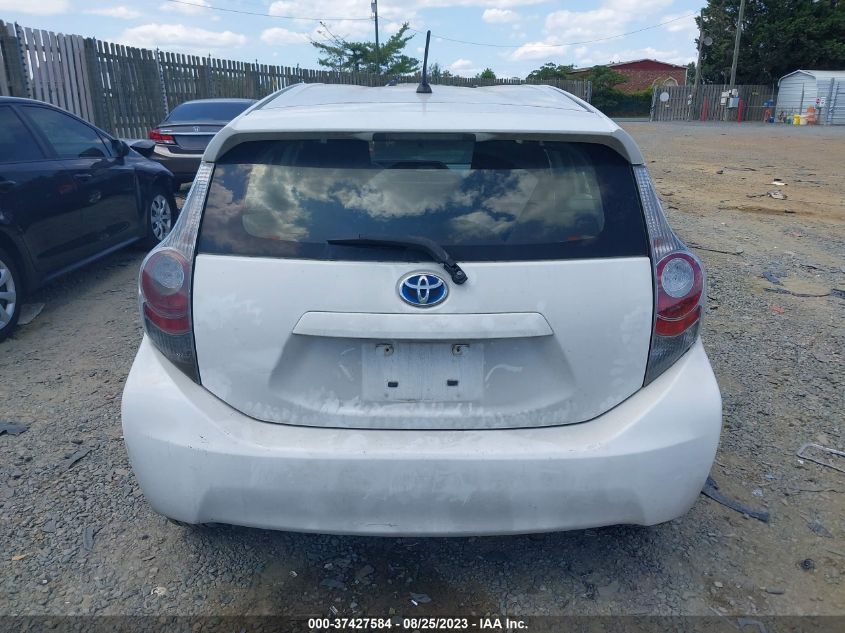 2014 TOYOTA PRIUS C ONE/THREE/TWO/FOUR - JTDKDTB31E1567762