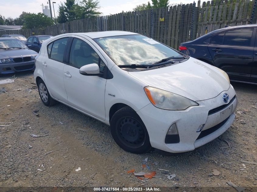 2014 TOYOTA PRIUS C ONE/THREE/TWO/FOUR - JTDKDTB31E1567762