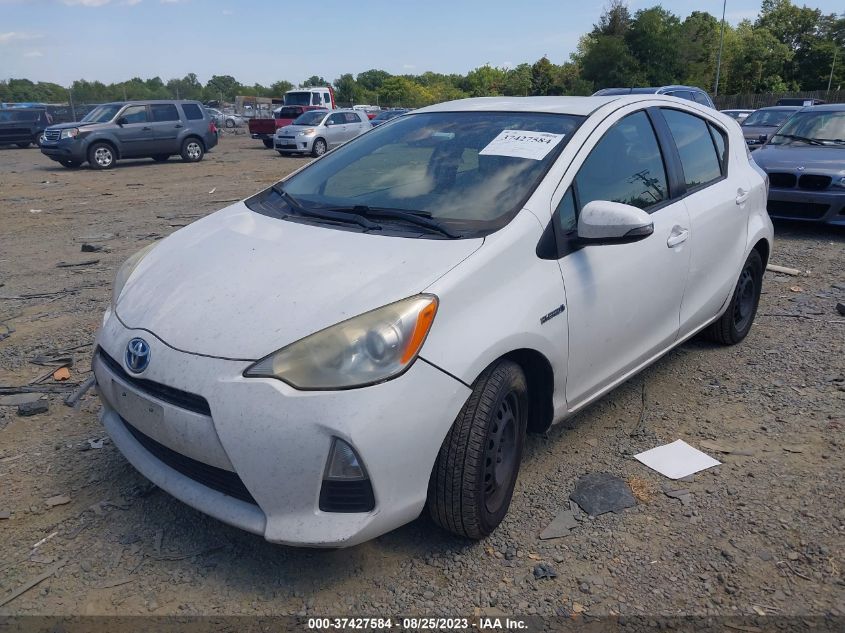 2014 TOYOTA PRIUS C ONE/THREE/TWO/FOUR - JTDKDTB31E1567762