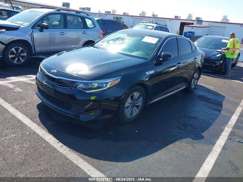 2017 KIA OPTIMA HYBRID BASE - KNAGT4LE4H5017657